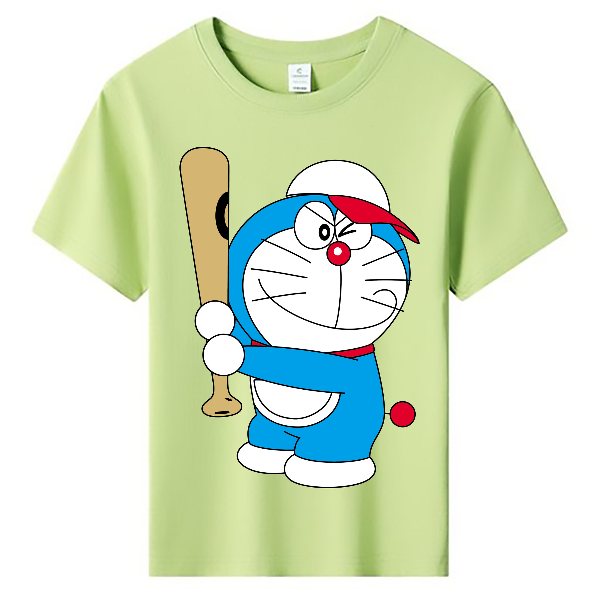 （画像用） ドラえもん Doraemon 綿100％キッズTシャツ（フロントプリント）
